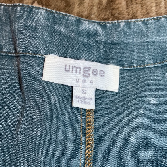 UMGEE distressed chambray dress - Picture 5 of 8